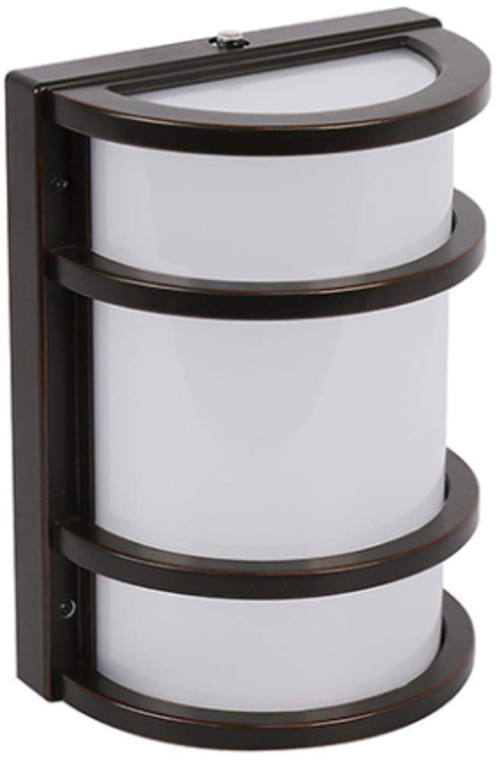 Feit 73702 6 in. Security Wall Light Half Moon