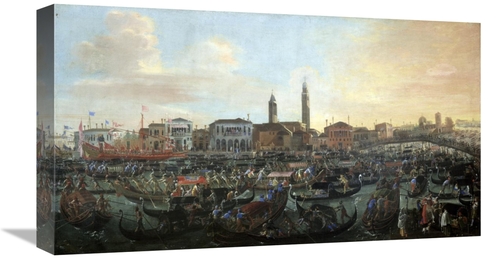 Global Gallery GCS-277947-22-142 22 in. Boats in Murano Art Print - Jo