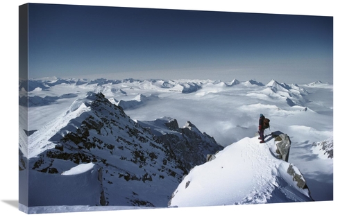 Global Gallery GCS-453398-2030-142 20 x 30 in. Climber on the Summit o