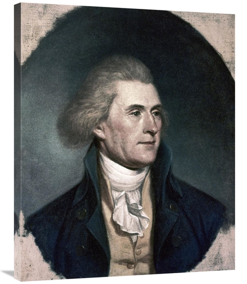 Global Gallery GCS-281164-36-142 36 in. Thomas Jefferson Art Print - U