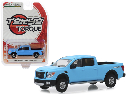 2018 Nissan Titan XD Pro-4X Pickup Truck Matt Light Blue \Tokyo