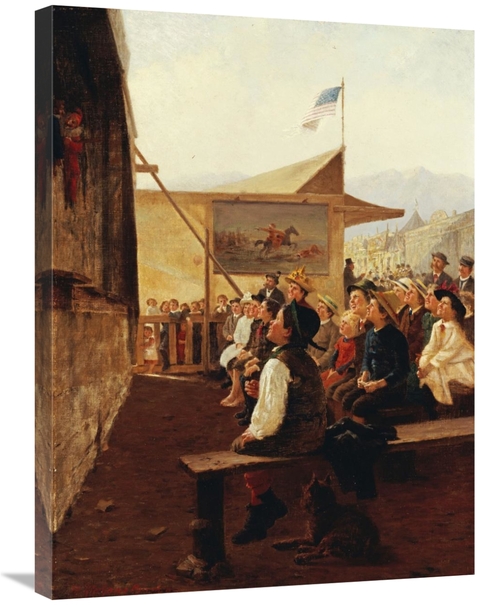 Global Gallery GCS-268194-30-142 30 in. The Puppet Show Art Print - Th