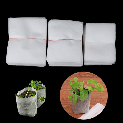 100pcs/lot Degradable Seedlings Lift Bags Seedling