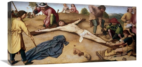 Global Gallery GCS-277271-30-142 30 in. Christ Nailed to the Cross Art