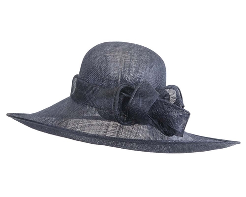 Large navy racing hat