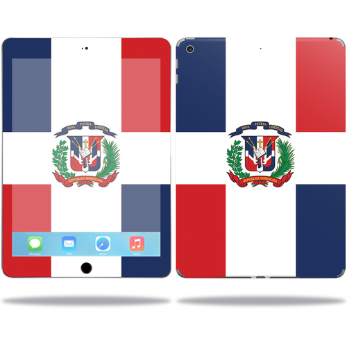 MightySkins APIP5G-Dominican Flag Skin for Apple iPad 5th Gen Wrap Cov