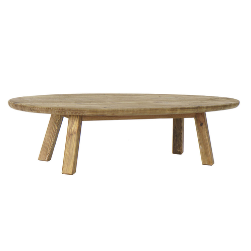 Centre Table DKD Home Decor Natural Brown Wood Recycled Wood 139 x 59