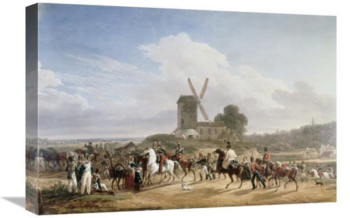 Global Gallery GCS-277561-22-142 22 in. Troops Returning From Battle A