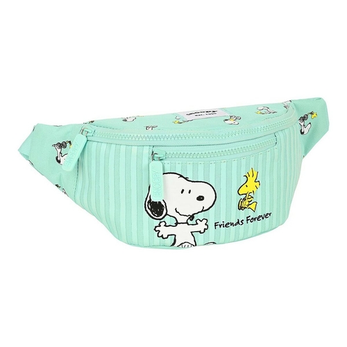 Belt Pouch Snoopy Friends forever Mint (23 x 12 x 9 cm)