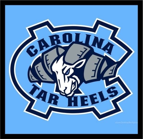 3 Inch Cloth  Patch Carolina Tar Heels