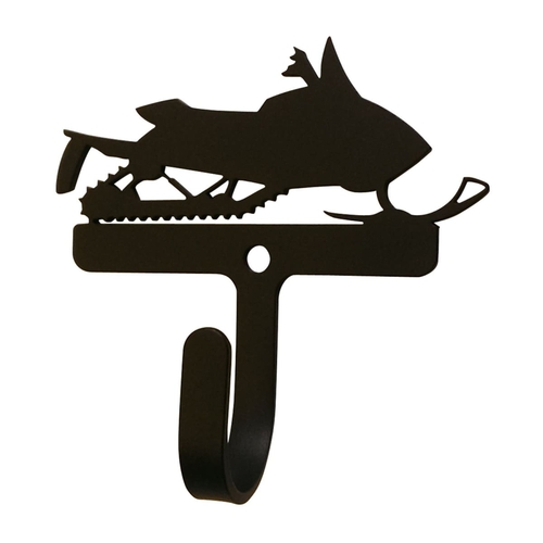 Wrought Iron Snowmobile Wall Hook Decorative Small