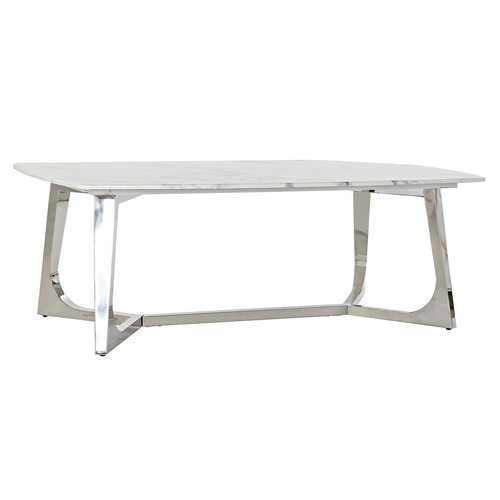 Centre Table DKD Home Decor Silver Marble Steel Plastic 127 x 70 x 43