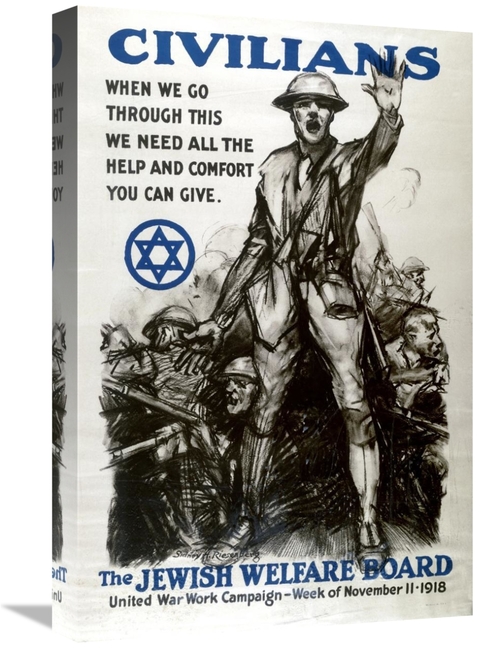 Global Gallery GCS-281253-22-142 22 in. World War I - Civilians Art Pr