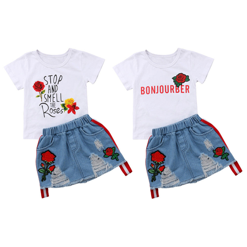 Fashion New Toddler Kids Girl Summer Clothes Short