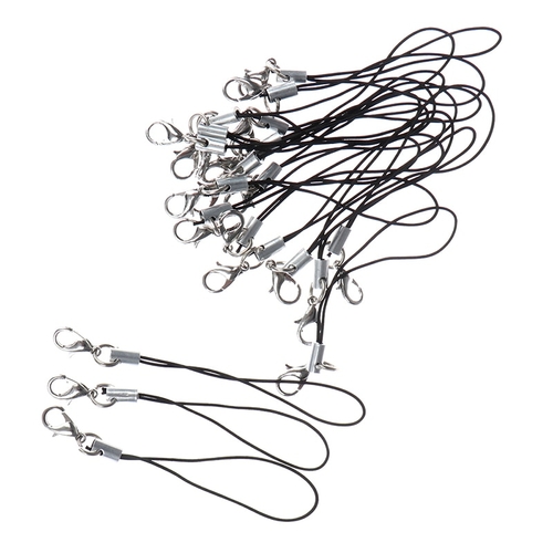 10 Pcs Lanyard Lariat Cords Lobster Clasp Rope