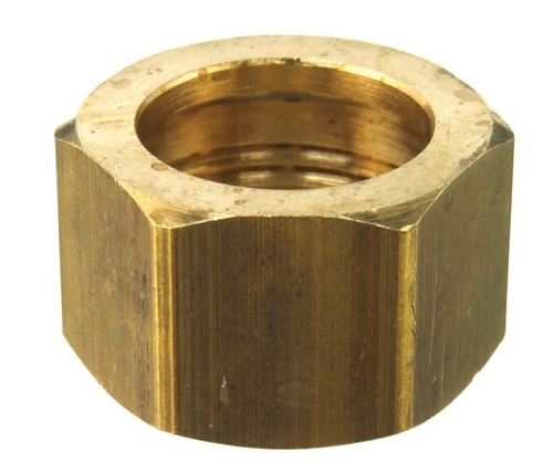 JMF 41226 0.625 in. Brass Compression Nut- pack of 5