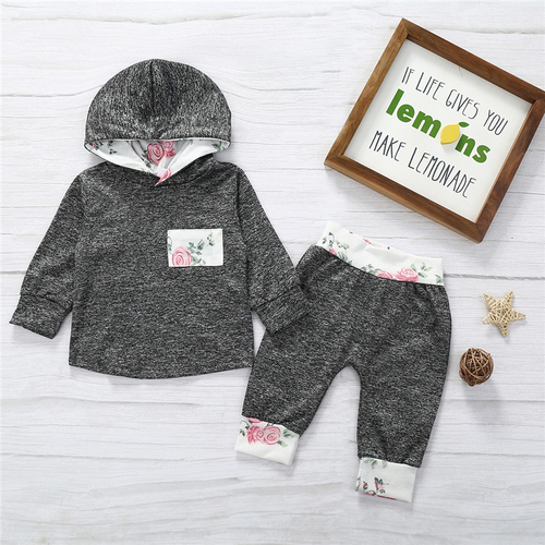 Pudcoco Autumn Toddler kids Baby Boys Girls