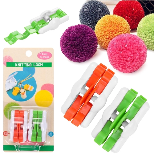2pcs/lot Mini Pompom Pom pom Maker for Fluff Ball