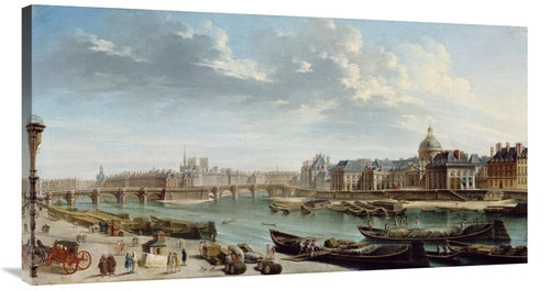 Global Gallery GCS-459997-44-142 44 in. A View of Paris with the Ile D