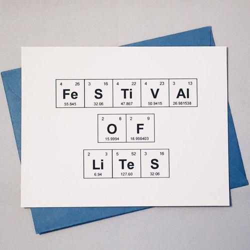 Festival of Lites Sentimental Elements Card