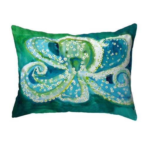 Betsy Drake KS900 11 x 14 in. Octopus Small No-Cord Pillow