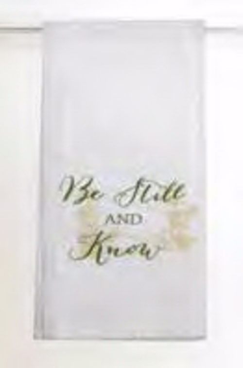 Manual Woodworkers & Weavers 197973 16 x 28 in. Be Still & Know Tea To