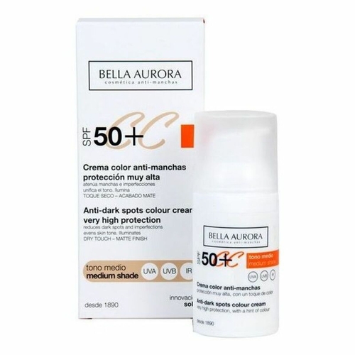 Corrective Anti-Brown Spots CC Cream Bella Aurora 2526112 Medium Tone