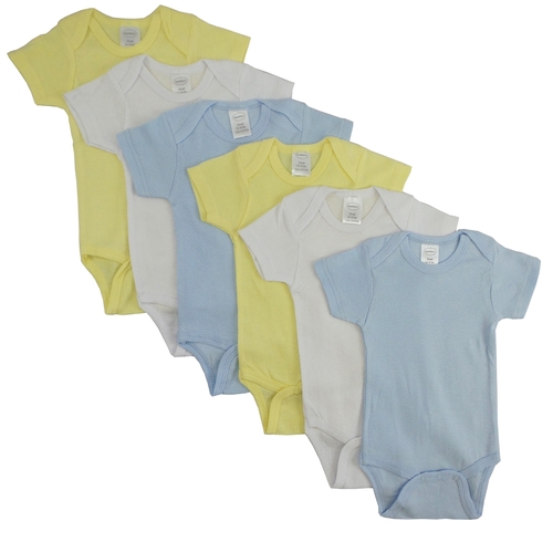 Bambini CS-002NB-002NB Pastel Boys Short Sleeve, Assorted - Newbor