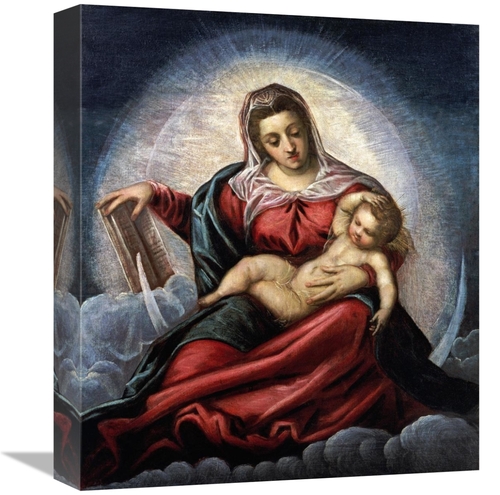 Global Gallery GCS-267177-16-142 16 in. The Madonna & Child Art Print 