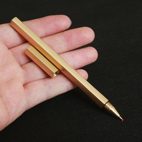 Hexagon Brass Pen