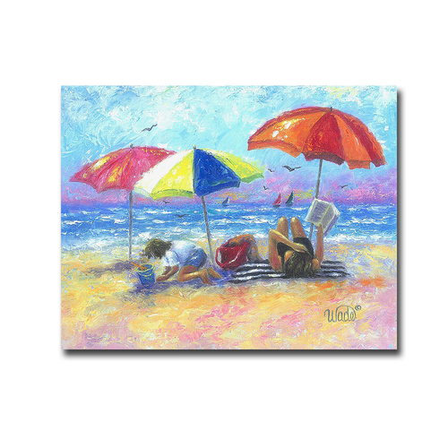 Artistic Home Gallery 3342I433IG At The Beach I by Vickie Wade Premium