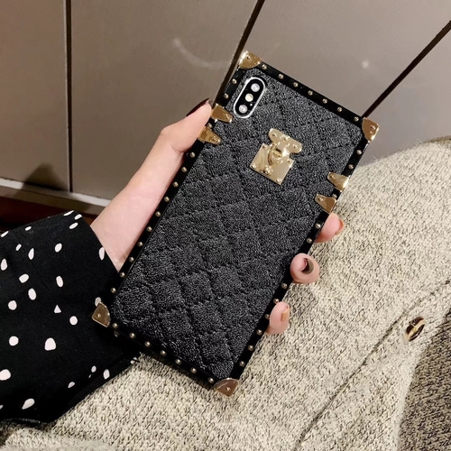 Luxury Fashion Leather Eye-Trunk Bag Phone Case