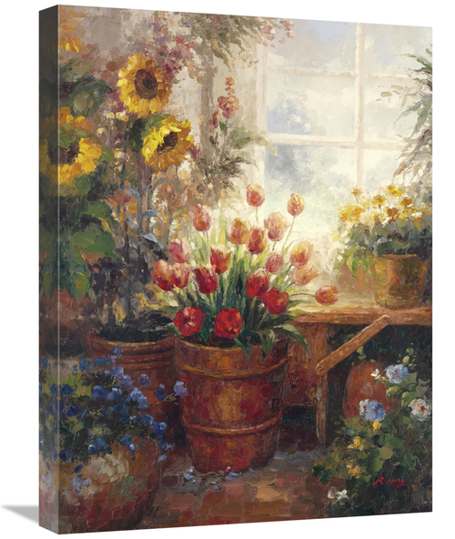 Global Gallery GCS-121143-1824-142 18 x 24 in. Sunflower Garden I Art 