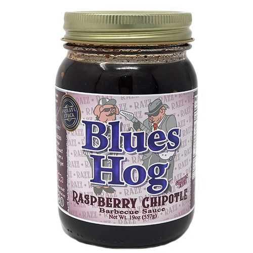 Blues Hog 8037620 19 oz Raspberry Chipotle BBQ Sauce - Pack of 6