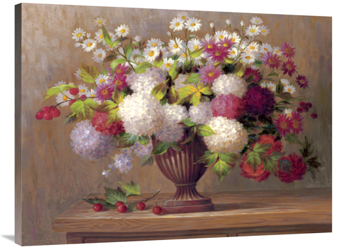 Global Gallery GCS-123922-3040-142 30 x 40 in. Angelinas Flowers I Art