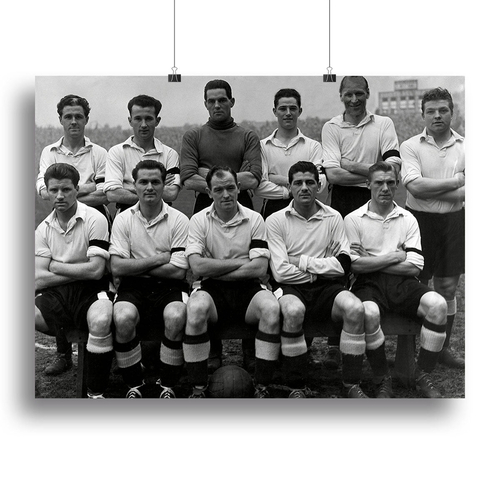 Cardiff City Football Club Team Photo 1956 Canvas Print or Poster