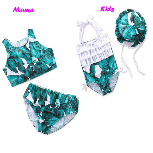 Mother & Daughter Family Matching Swimwear Lovely