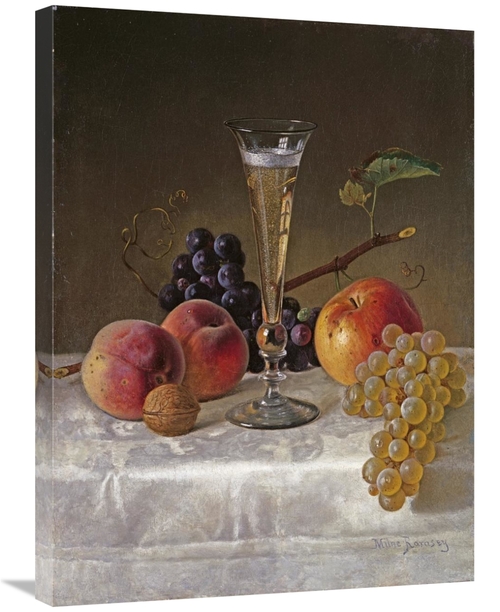 Global Gallery GCS-268443-30-142 30 in. Still Life with Glass of Champ