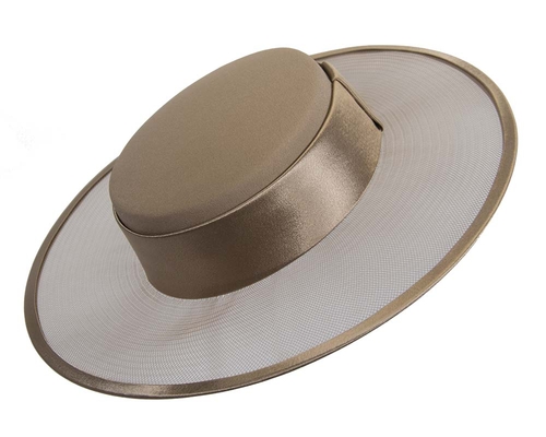 Buff designers boater hat