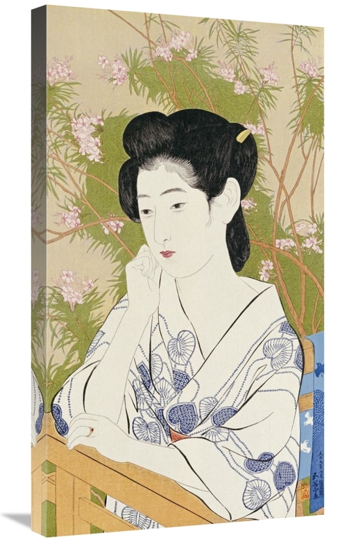 Global Gallery GCS-266422-30-142 30 in. A Bust Portrait of a Young Wom