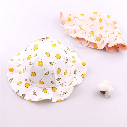 Cute Infant Kids Baby Hats Fruit Print Summer Sun