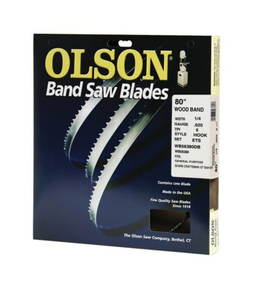 Olson Saw WB56380DB 0.25 x 80 in. Band Saw Blade