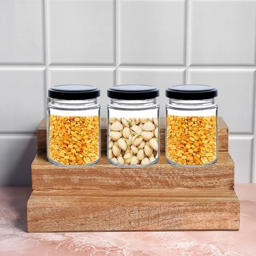 Multipurpose 3 Step Spice Rack Counter Wooden