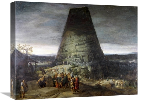 Global Gallery GCS-276924-22-142 22 in. Tower of Babel Art Print - Pie