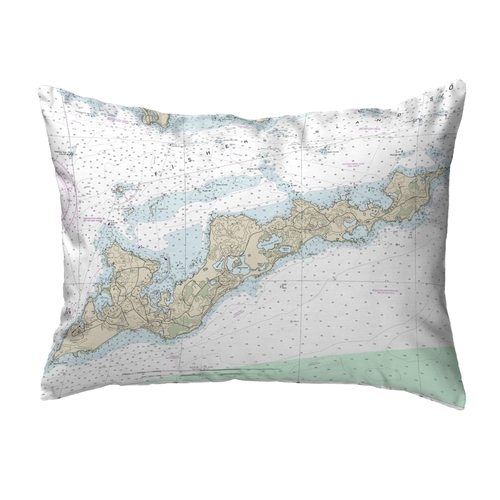 Betsy Drake NC13214FI 16 x 20 in. Fishers Island, RI Nautical Map 