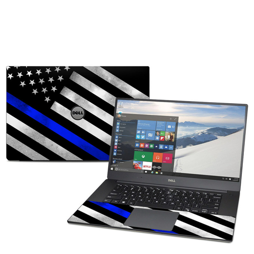 DecalGirl DX15-THINBLINEHERO Dell XPS 15 9560 Skin - Thin Blue Line He