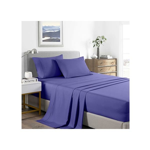 Casa Decor 2000 Tc Bamboo Cooling Sheet Set Soft Bedding Royal Blue