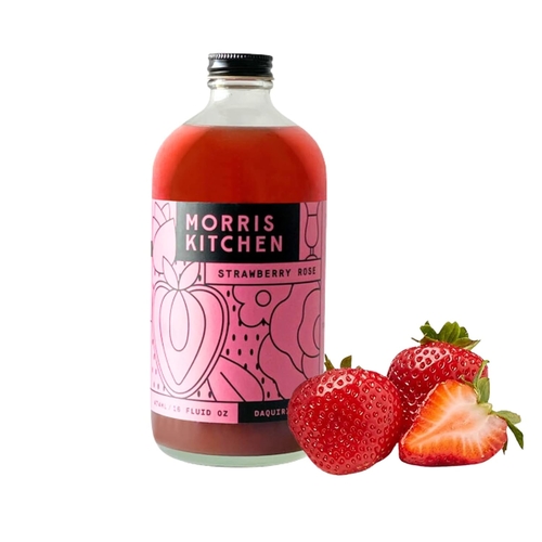 Morris Kitchen Strawberry Rose Mixer 16oz 4pk