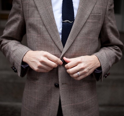 Moustache Tie Clip