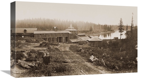 Global Gallery GCS-455373-22-142 22 in. Oswego Iron Works, Willame